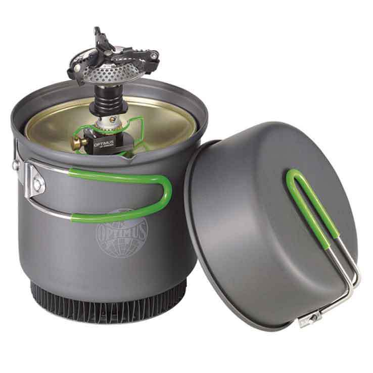 Optimus Crux With HE Weekend Cook System Backpacking Stove Optimus Crux With HE Weekend Cook System Backpacking Stove