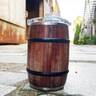 ORCA Whiskey Barrel 12oz Tumbler with Flip-Top Lid - White Oak Wood Grain - White Oak Wood Grain
