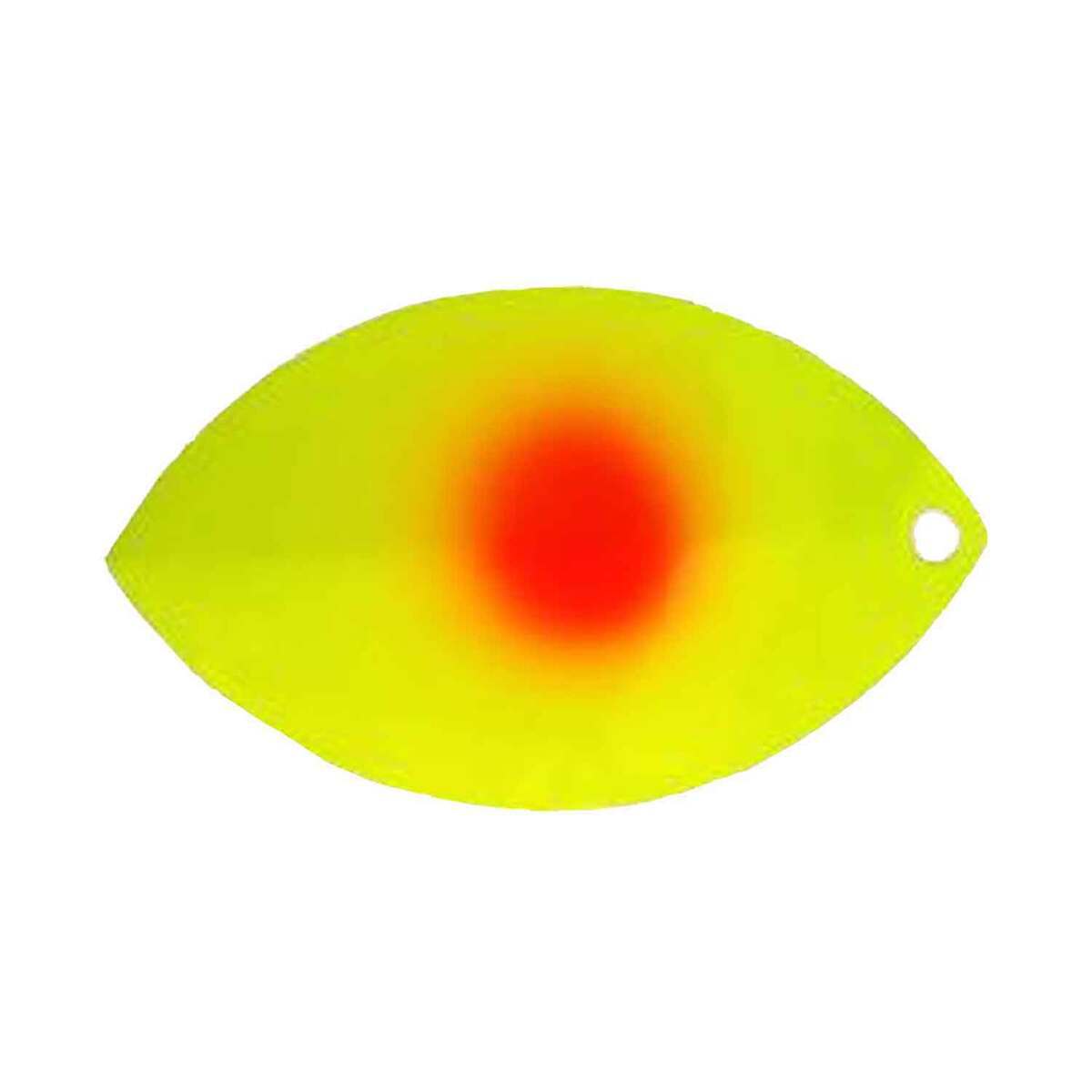 Oregon Tackle Mag Willow Blade Lure Component – Chartreuse Red Dot, #7 - Chartreuse Red #7 Oregon Tackle Mag Willow Blade Lure Component – Chartreuse Red Dot, #7 - Chartreuse Red #7