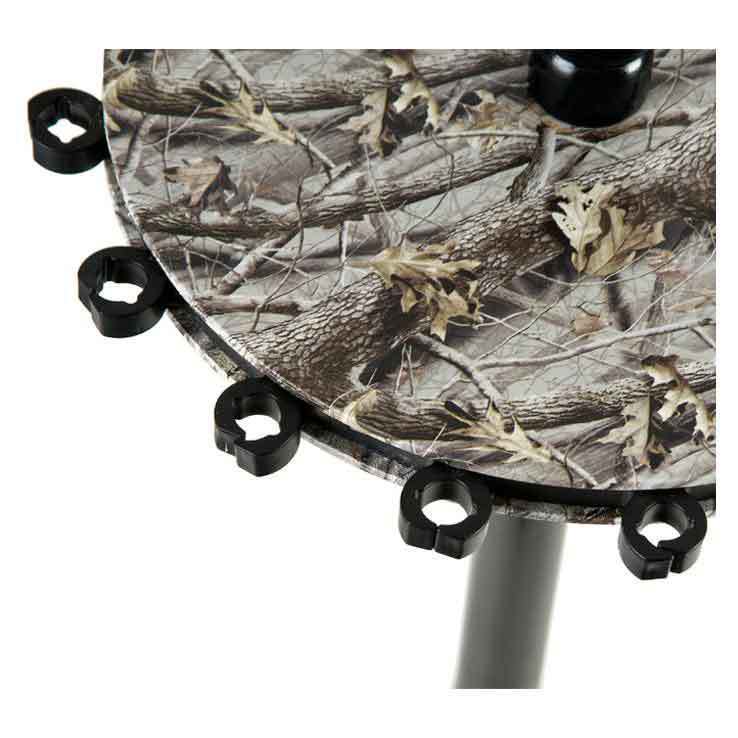 Organized Fishing Round Floor Rod Rack - Camo - Camo 29.75in H x 14.125in W Organized Fishing Round Floor Rod Rack - Camo - Camo 29.75in H x 14.125in W