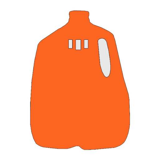 Origin Tactical Milk Jug Steel Target - Orange