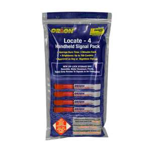 Orion Locator Marine Hand Held Red Flare Signal Pack