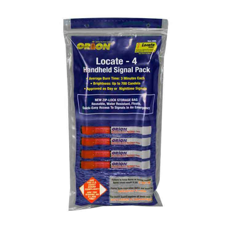 Orion Locator Marine Hand Held Red Flare Signal Pack Orion Locator Marine Hand Held Red Flare Signal Pack