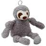Orvis Animal Squeaky Dog Toy - Sloth - Gray