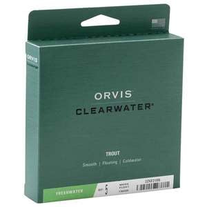 Orvis Clearwater Floating Trout Fly Fishing Line - WF6F, Moss, 90ft