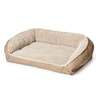 Orvis ComfortFill-Eco Bolster Fleece Dog Bed - Large