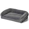 Orvis ComfortFill-Eco Bolster Fleece Dog Bed - Small