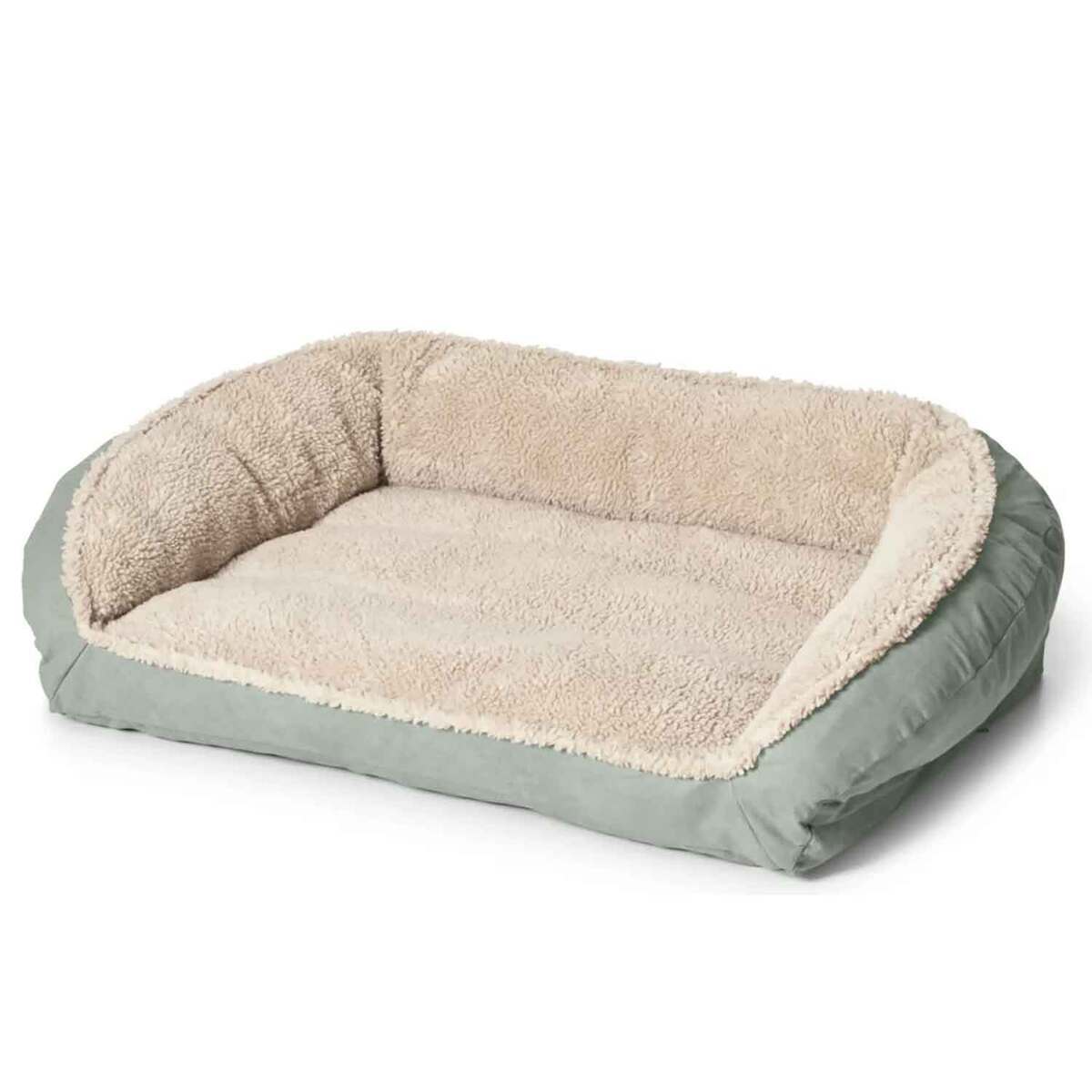 Orvis ComfortFill-Eco Bolster Fleece Dog Bed - X-Large Orvis ComfortFill-Eco Bolster Fleece Dog Bed - X-Large