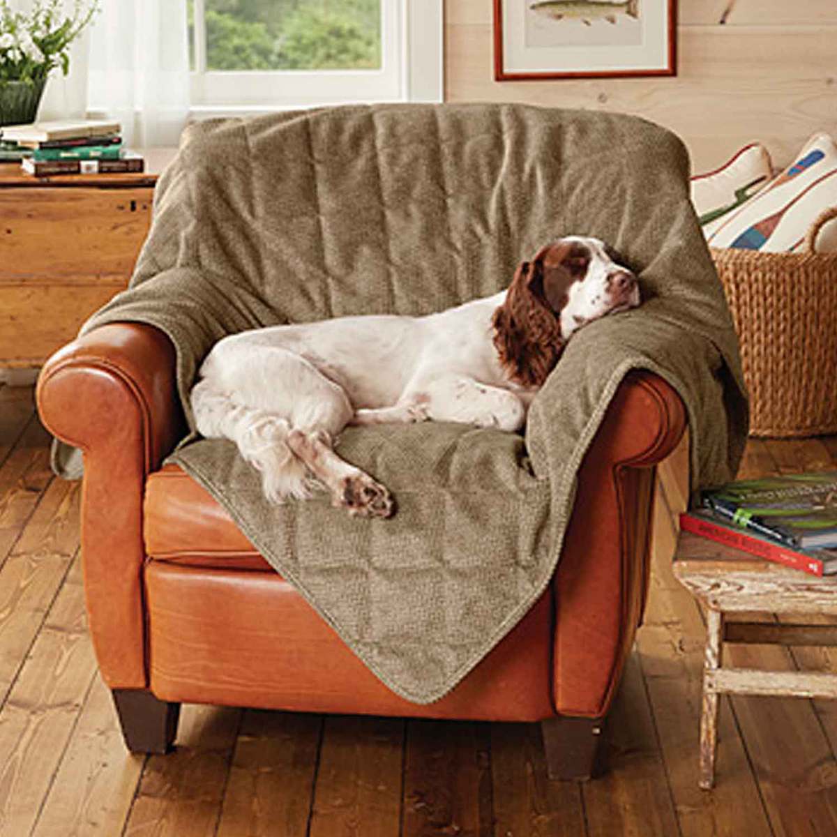 Orvis Grip-Tight Quilted Throw Brown Tweed Dog Blanket - 48in x 56in - Brown Tweed 48in x 56in Orvis Grip-Tight Quilted Throw Brown Tweed Dog Blanket - 48in x 56in - Brown Tweed 48in x 56in