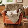 Orvis Grip-Tight Quilted Throw Brown Tweed Dog Blanket - 48in x 56in - Brown Tweed 48in x 56in