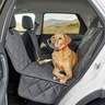 Orvis Grip-Tight Windowed Dog Hammock Gray Seat Protector - Sedan/SUV Large - Gray 66in x 51in
