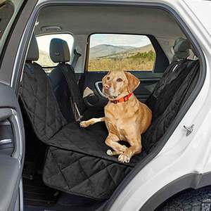Orvis Grip-Tight Windowed Dog Hammock Slate Seat Protector - Sedan/SUV X-Large