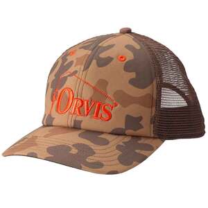 Orvis Men's Bent Rod Trucker Hat - 1971 Camo - One Size Fits Most