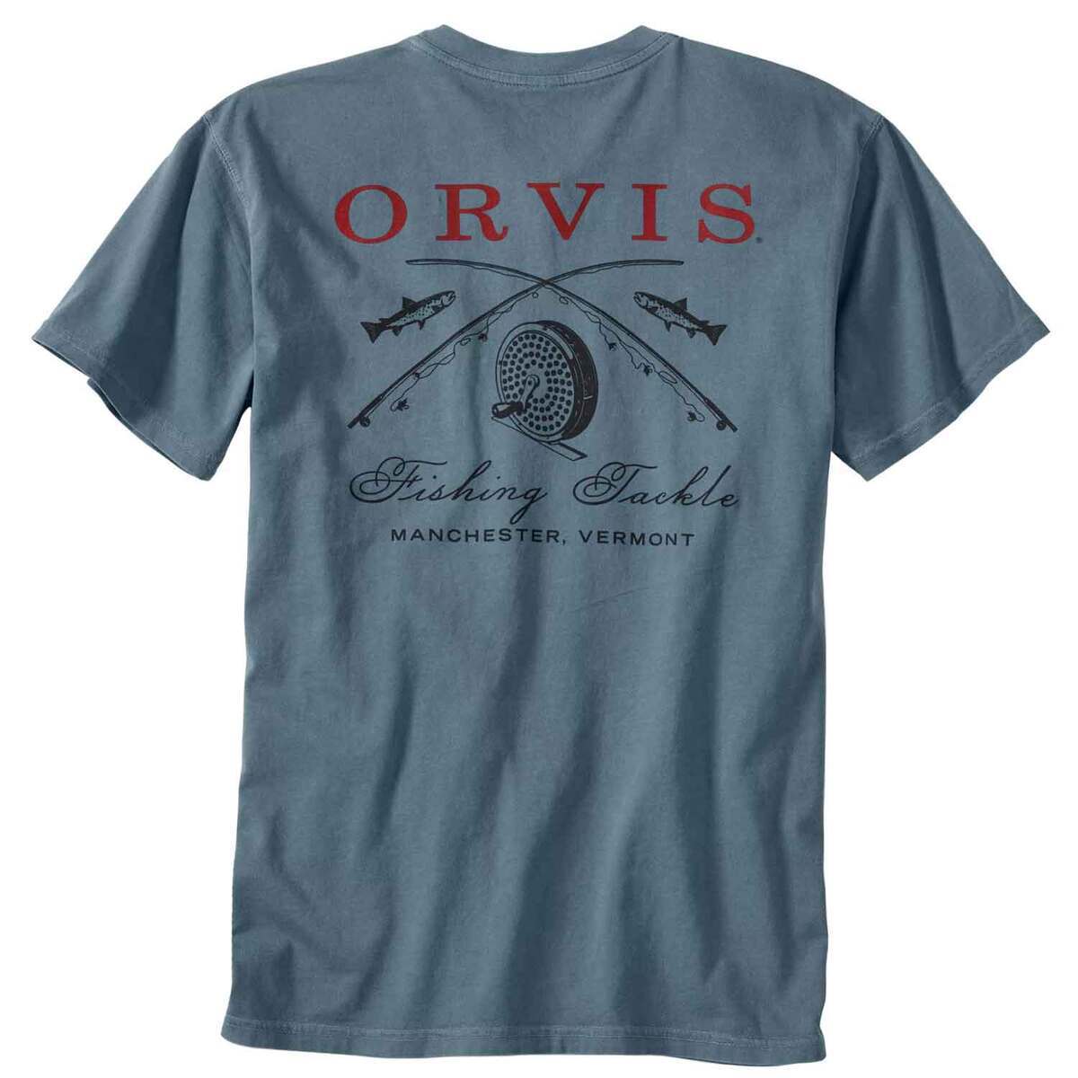 Orvis Men's Crossed Rods Vintage Short Sleeve Shirt Orvis Men's Crossed Rods Vintage Short Sleeve Shirt