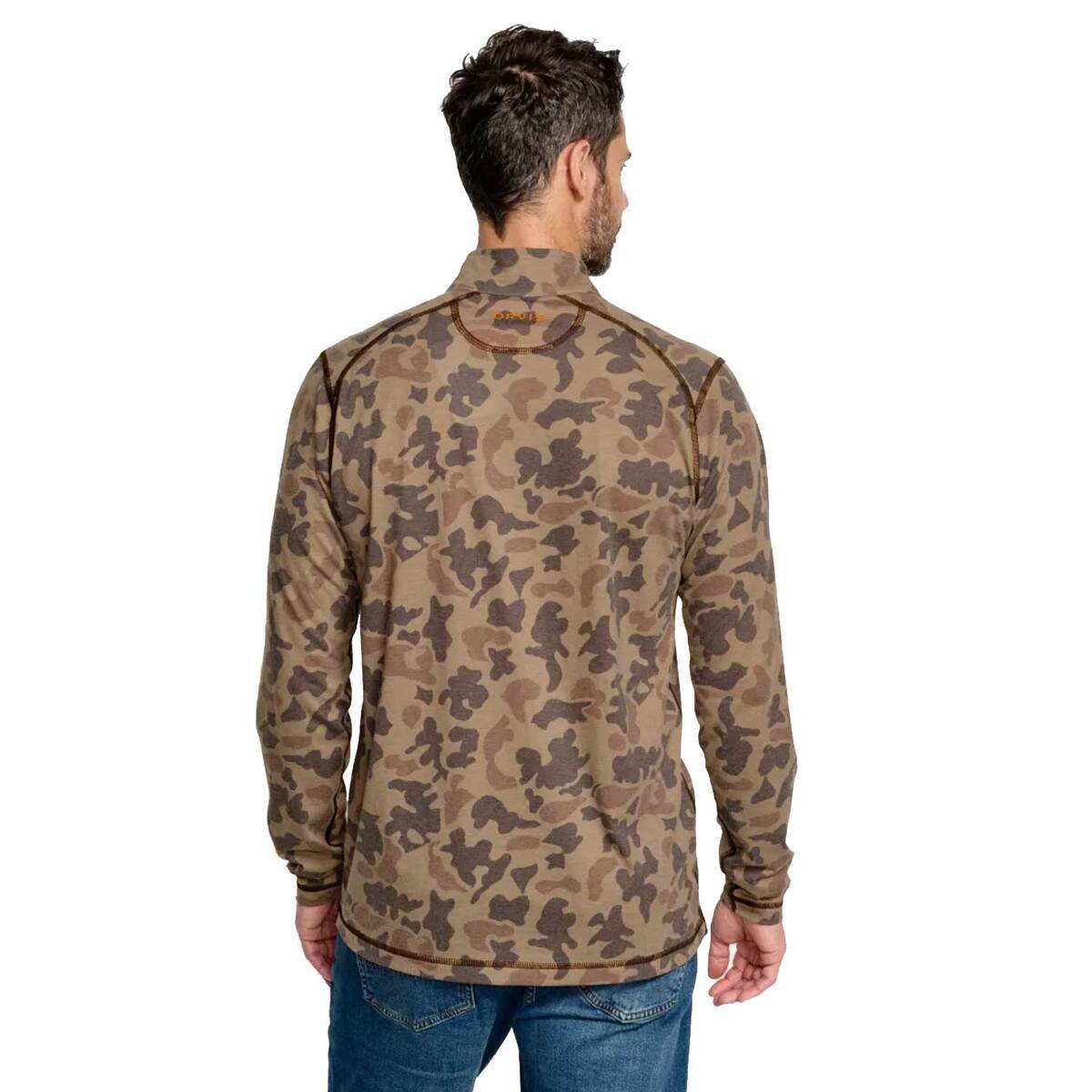 Orvis Men's Drirelease Quarter Zip Long Sleeve Fishing Shirt Orvis Men's Drirelease Quarter Zip Long Sleeve Fishing Shirt