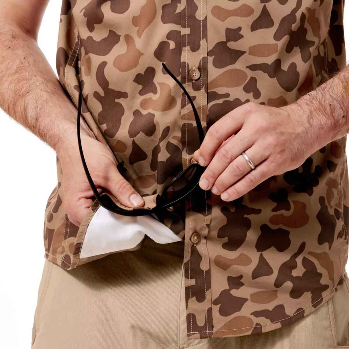 Orvis Men's Featherweight Shooting Short Sleeve Hunting Shirt Orvis Men's Featherweight Shooting Short Sleeve Hunting Shirt