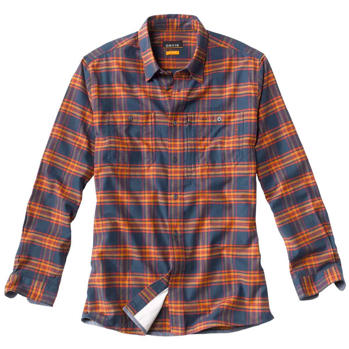 Orvis Men's Flat Creek Tech Long Sleeve Casual Shirt Orvis Men's Flat Creek Tech Long Sleeve Casual Shirt
