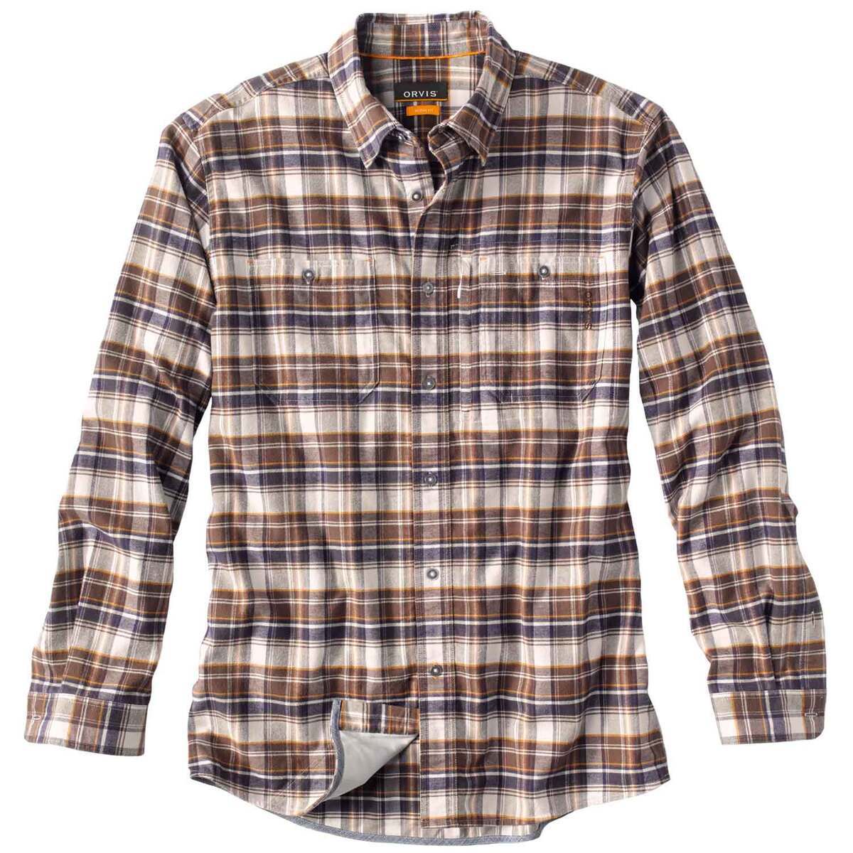 Orvis Men's Flat Creek Tech Long Sleeve Casual Shirt Orvis Men's Flat Creek Tech Long Sleeve Casual Shirt