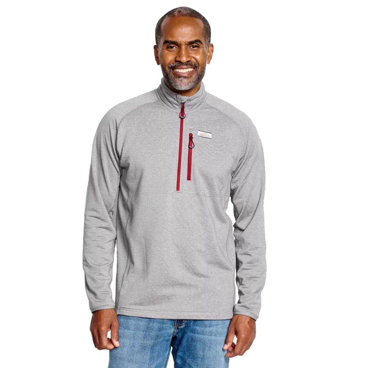 Orvis Men's Horseshoe Hills Quarter Zip Long Sleeve Fishing Shirt Orvis Men's Horseshoe Hills Quarter Zip Long Sleeve Fishing Shirt