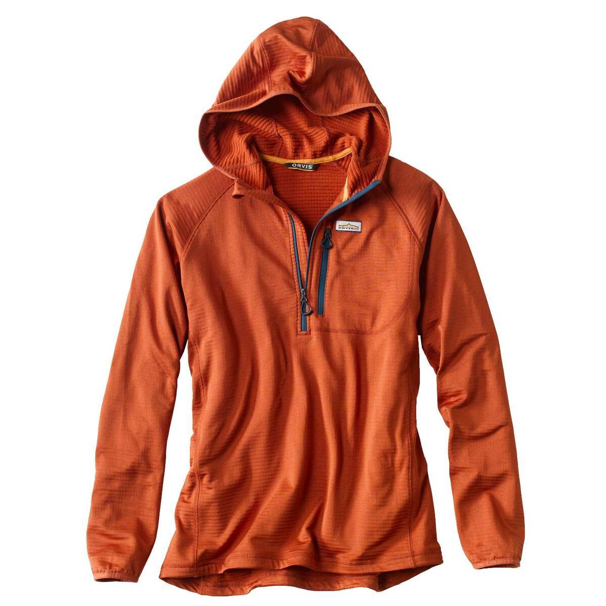 Orvis Men's Horseshoe Hills Quarter Zip Casual Hoodie Orvis Men's Horseshoe Hills Quarter Zip Casual Hoodie