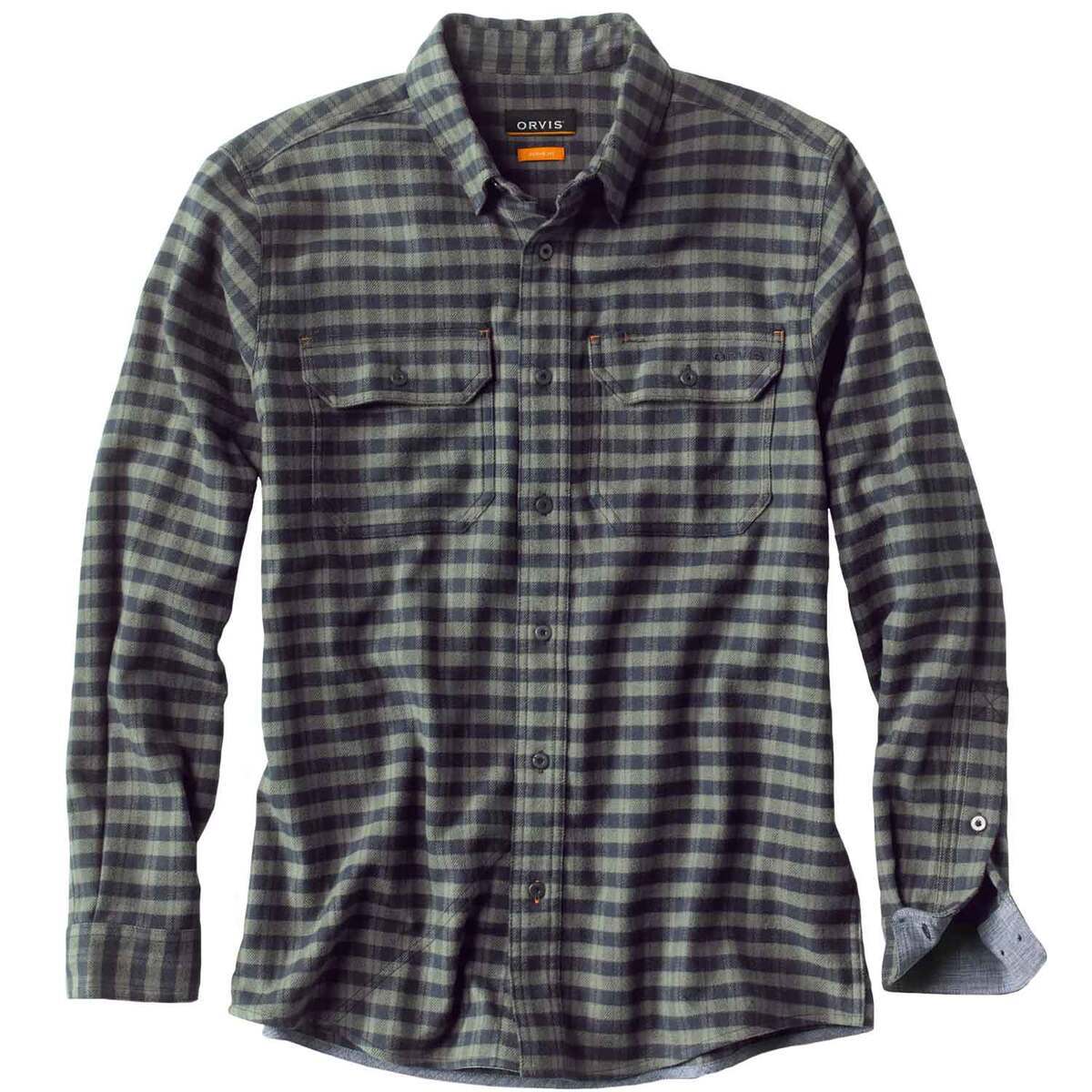 Orvis Men's Mid Mountain Tech Long Sleeve Casual Shirt Orvis Men's Mid Mountain Tech Long Sleeve Casual Shirt