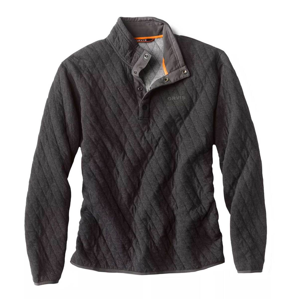 Orvis Men's Outdoor Quilted Snap Sweatshirt Orvis Men's Outdoor Quilted Snap Sweatshirt