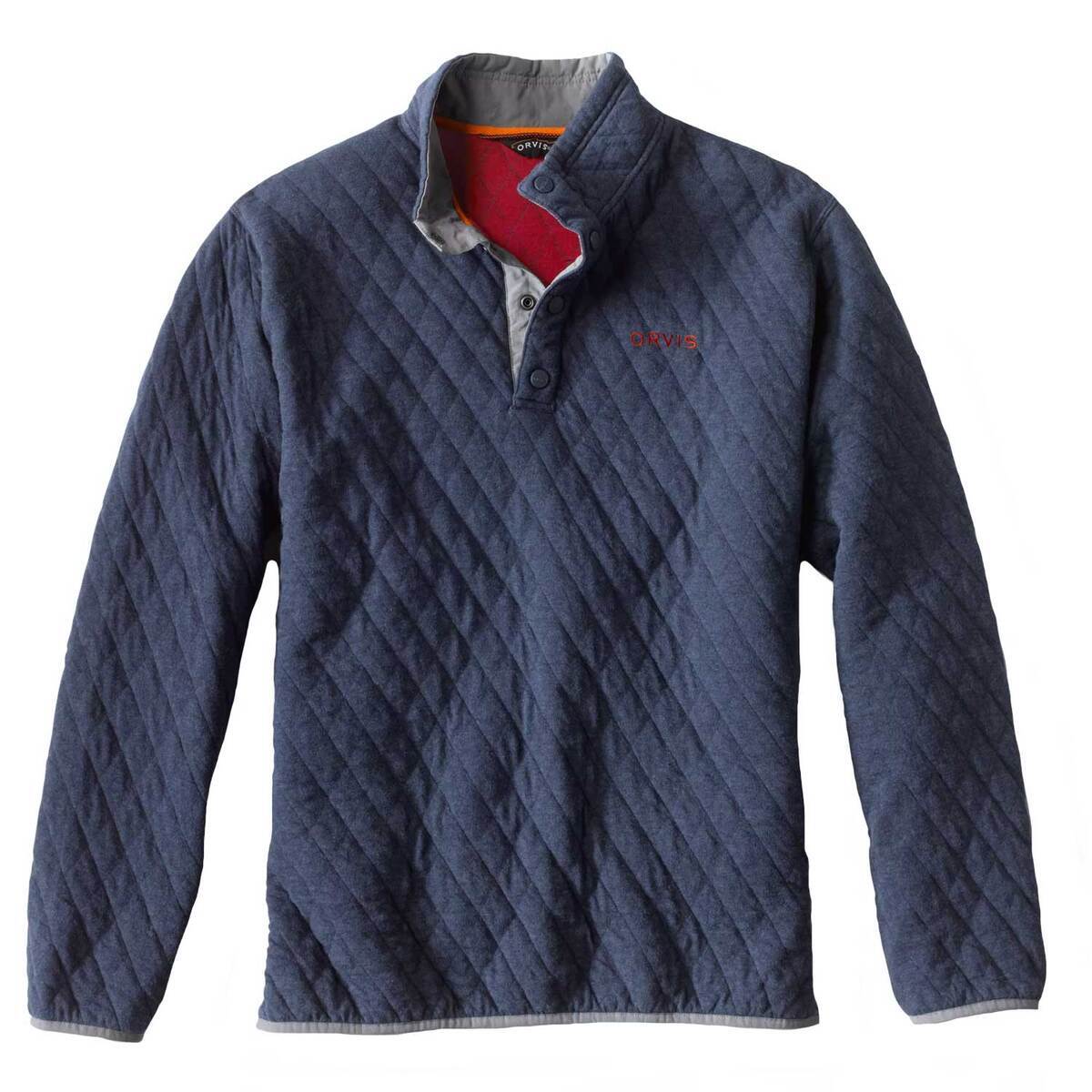 Orvis Men's Outdoor Quilted Snap Sweatshirt Orvis Men's Outdoor Quilted Snap Sweatshirt
