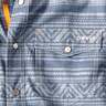 Orvis Men's Patterned Tech Chambray Western Long Sleeve Work Shirt