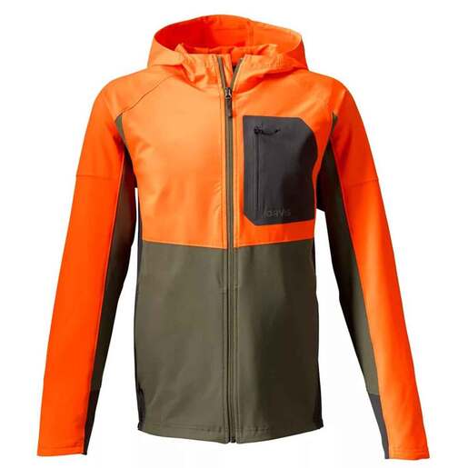 Orvis Men’s Pro LT Softshell Fishing Hoodie – Olive Blaze L