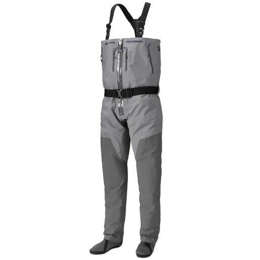 Orvis Men’s Pro Zipper Fly-Fishing Waders – Gray M