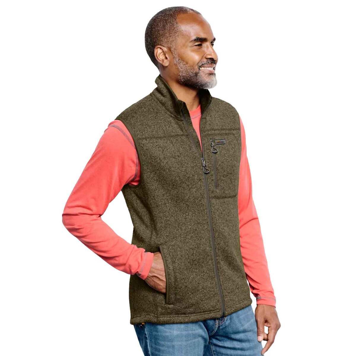 Orvis Men's R65 Sweater Fleece Vest Tarragon XL Tarragon XL