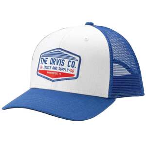 Orvis Men's Rocky River Trucker Hat - Blue/White - One Size Fits Most
