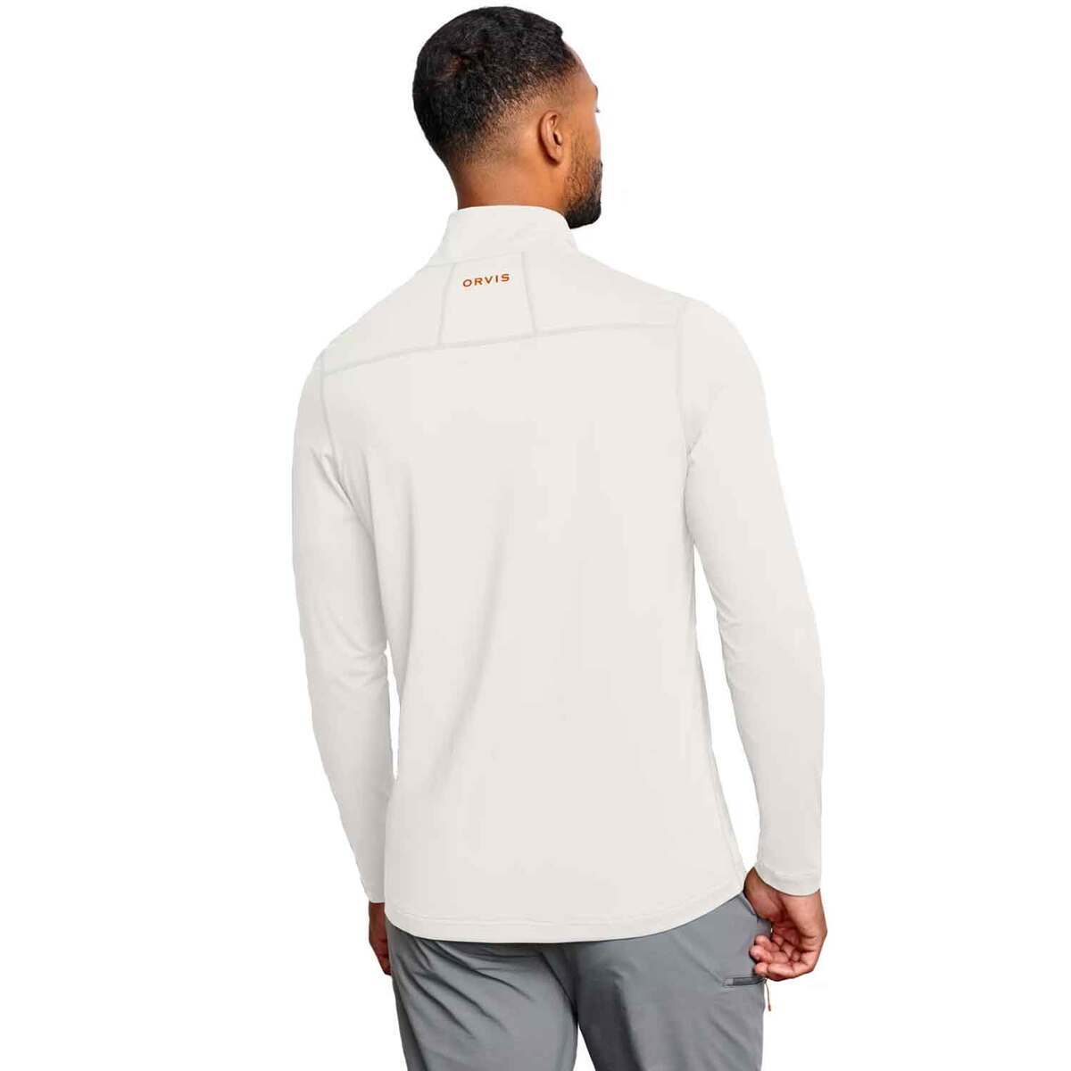 Orvis Men's Sun Defense Quarter-Zip Long Sleeve Fishing Shirt Orvis Men's Sun Defense Quarter-Zip Long Sleeve Fishing Shirt