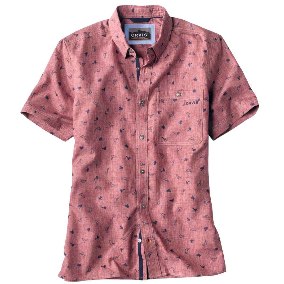Orvis Men's Tech Chambray Short Sleeve Fishing Shirt Orvis Men's Tech Chambray Short Sleeve Fishing Shirt