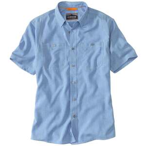 Orvis Men's Tech Chambray Short Sleeve Shirt