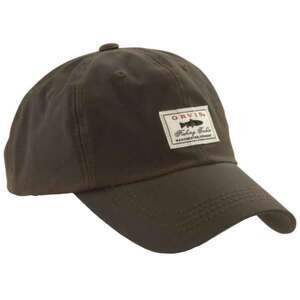 Orvis Men's Vintage Waxed-Cotton Adjustable Hat - Olive - One Size Fits Most