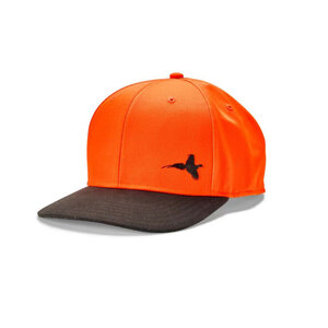 Orvis Men's Waxed Brim Solid Back Hat - Blaze Orange
