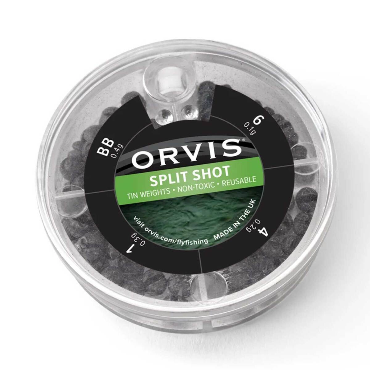 Orvis Non-Toxic Split Shot Fly Fishing Weight - 4 Sizes | Sportsman's ...