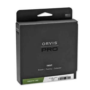 Orvis PRO Smooth Trout Floating Fly Fishing Line - WF7F, Olive, 90ft