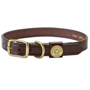 Orvis Shotshell Leather Dog Collar - 20in