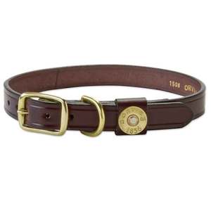 Orvis Shotshell Leather Dog Collar - 24in
