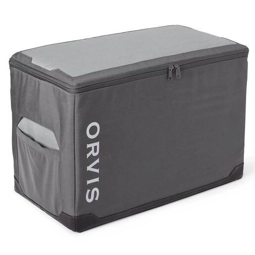 Orvis Tough Trail Dog Seat Extender Storage Box - Gray 19inL x 10 1/2inW x 12inH assembled; 18inL x 10 1/2inW x 3inH collapsed.