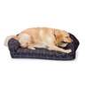 Orvis ToughChew ComfortFill-Eco Bolster Nylon Charcoal Dog Bed - Large - Gray Large