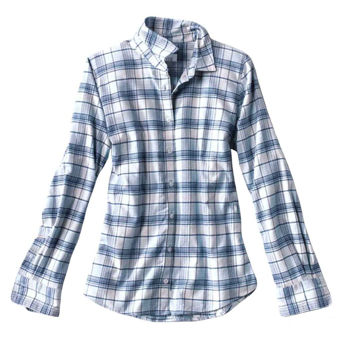 Orvis Women's Flat Creek Long Sleeve Casual Shirt - Snow Plaid - XL - Snow  Plaid XL
