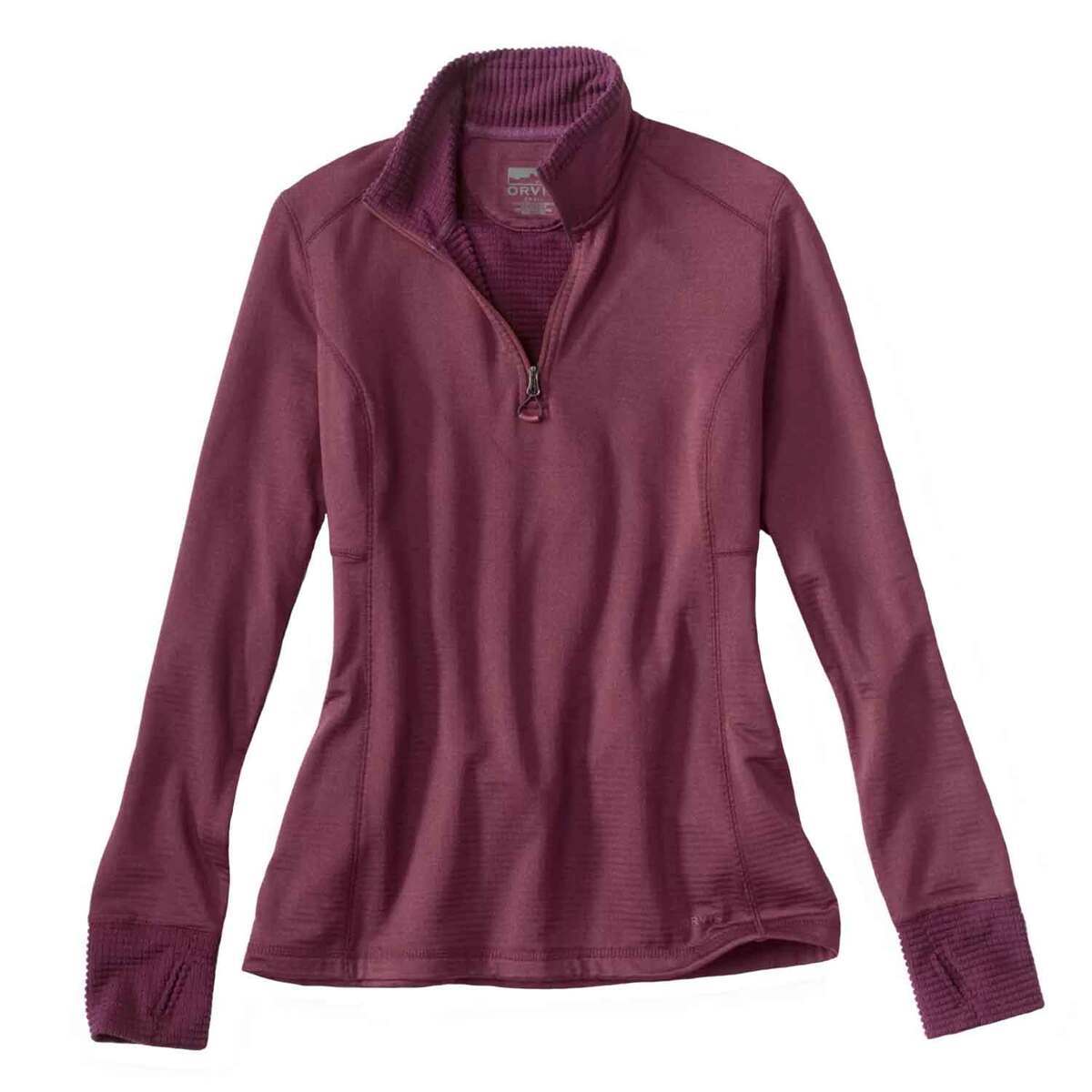Orvis Women's Horseshoe Hills Quarter Zip Casual Jacket Orvis Women's Horseshoe Hills Quarter Zip Casual Jacket
