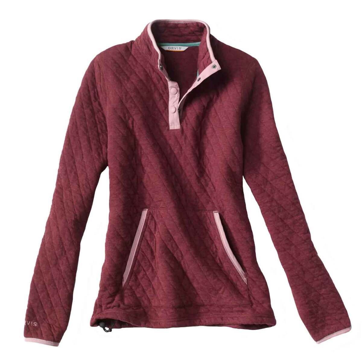 Orvis Women's Outdoor Quilted Snap Sweatshirt Orvis Women's Outdoor Quilted Snap Sweatshirt