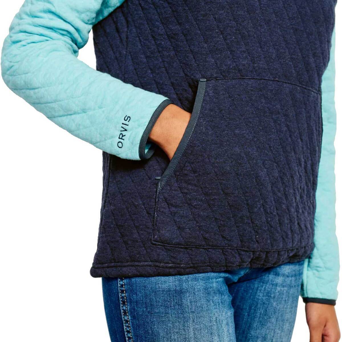 Orvis Women's Outdoor Quilted Snap Sweatshirt Orvis Women's Outdoor Quilted Snap Sweatshirt