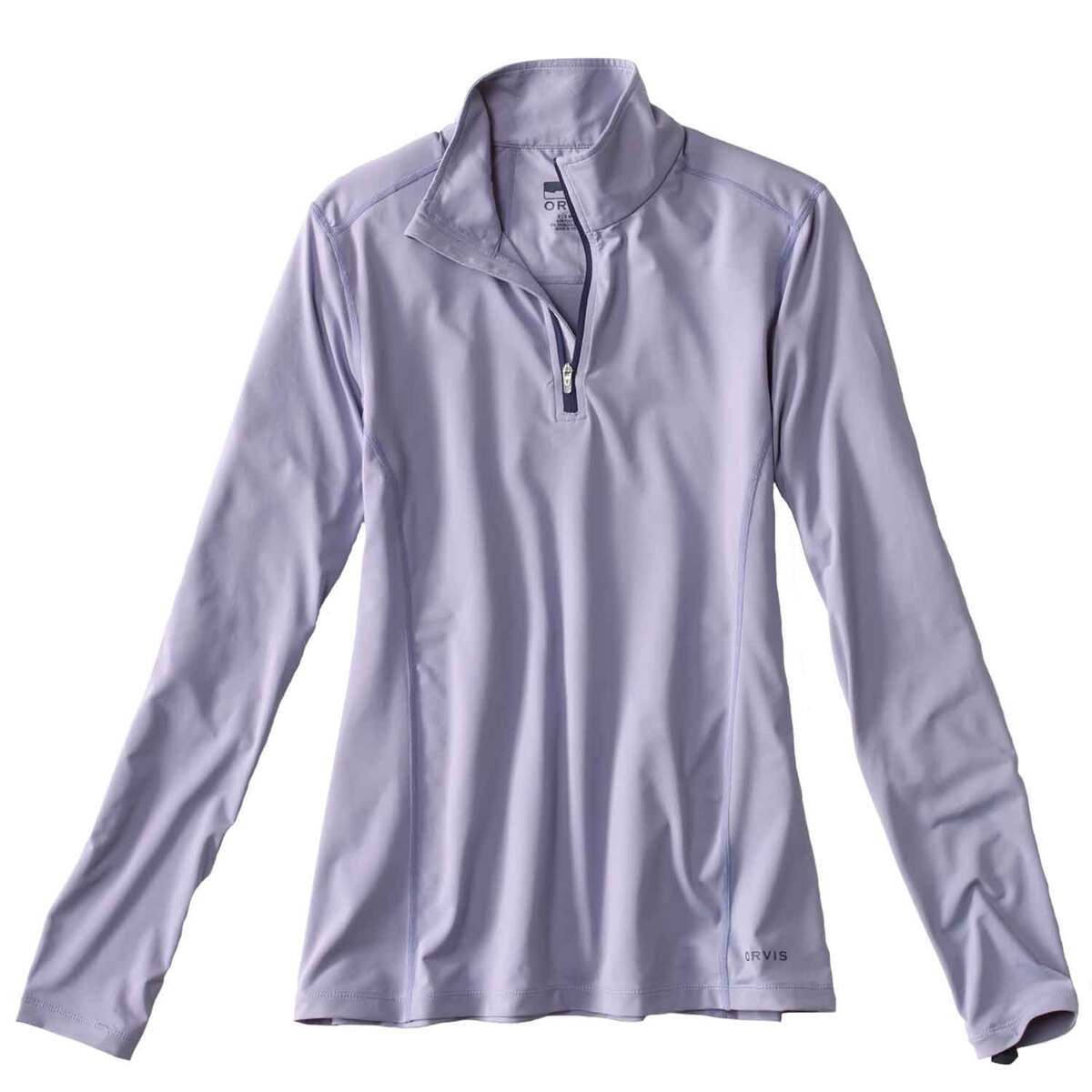 Orvis Women's Sun Defense Quarter-Zip Long Sleeve Fishing Shirt Orvis Women's Sun Defense Quarter-Zip Long Sleeve Fishing Shirt