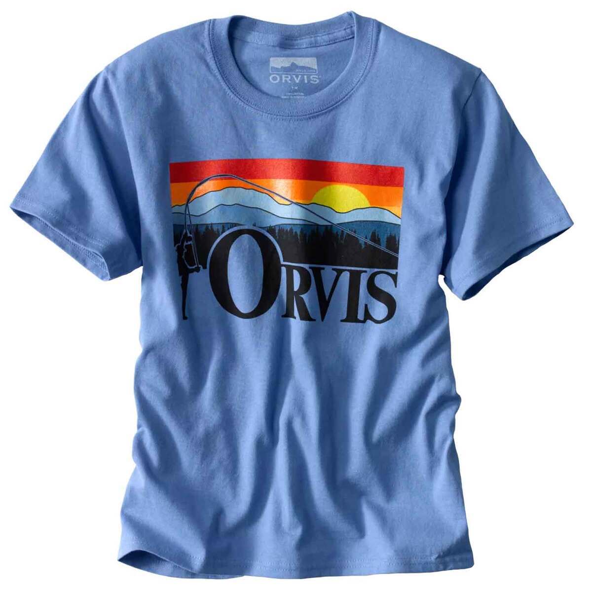 Orvis Youth Bent Rod Sunset Short Sleeve Casual Shirt Orvis Youth Bent Rod Sunset Short Sleeve Casual Shirt