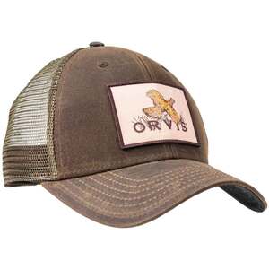 Orvis Grouse Patch Trucker Hat - Olive - One Size Fits Most